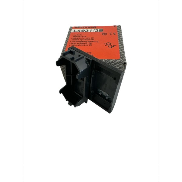 Bticino l4921//2b Siebdruck-Tastenabdeckung „Treppenhauslicht“ 2 Module Living International